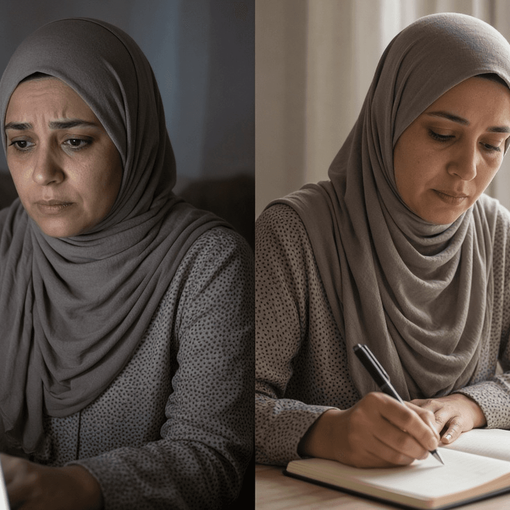 صفاء وتركيز — توضيح بصري
